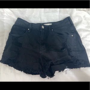 Pacsun black Jean shorts